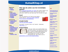 Tablet Screenshot of kutsalkitap.nl